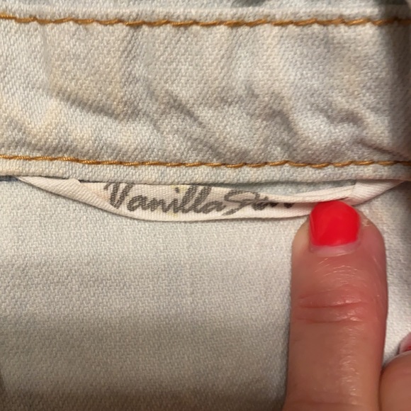 Vanilla star denim vest size small - Picture 3 of 4